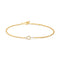 Gold Geometric Cubic Zirconia Bracelet