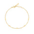 Gold Disc Station Bracelet