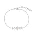 Silver Linked Star Bracelet