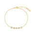 Gold Pavé Multi Beaded Chain Bracelet