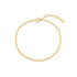 Gold Paper Clip Chain Bracelet