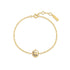 Gold Colour-Block Mother of Pearl Star Bracelet