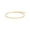 Gold Box Chain Bracelet