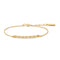 Gold Twisted Bar Bracelet