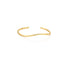 Gold Wave Cuff Bracelet