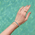 Silver Textured Chain Bracelet
