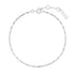 Silver Textured Chain Bracelet
