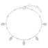 Silver Leaf Station Bracelet