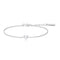 Silver Sparkle Heart Bracelet