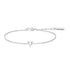 Silver Sparkle Heart Bracelet