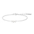 Silver Shell Pearl Cluster Bracelet