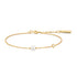Gold Shell Pearl & Bezel-Set Sparkle Bracelet