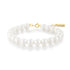 Gold Classic Shell Pearl Beaded Bracelet