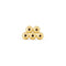 Gold Ear Barbell Ball Backs x 5