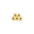 Gold Ear Barbell Ball Backs x 5