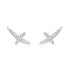 Silver Kiss Pavé Studs