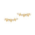 Gold Multi Sparkle Climber Studs