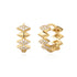 Gold Multi Sparkle Huggies