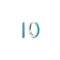 Silver Aqua Blue Row Huggie Hoop Earrings