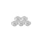 Silver Replacement Butterfly Back X 5