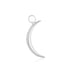 Silver Moon Pavé Earring Charm