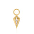 Gold Rhombus Earring Charm