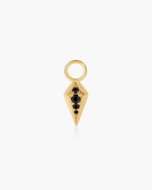 Gold Rhombus Earring Charm