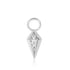 Silver Rhombus Earring Charm
