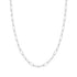 Silver Link Charm Chain Necklace