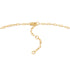 Gold Mini Link Charm Chain Connector Necklace