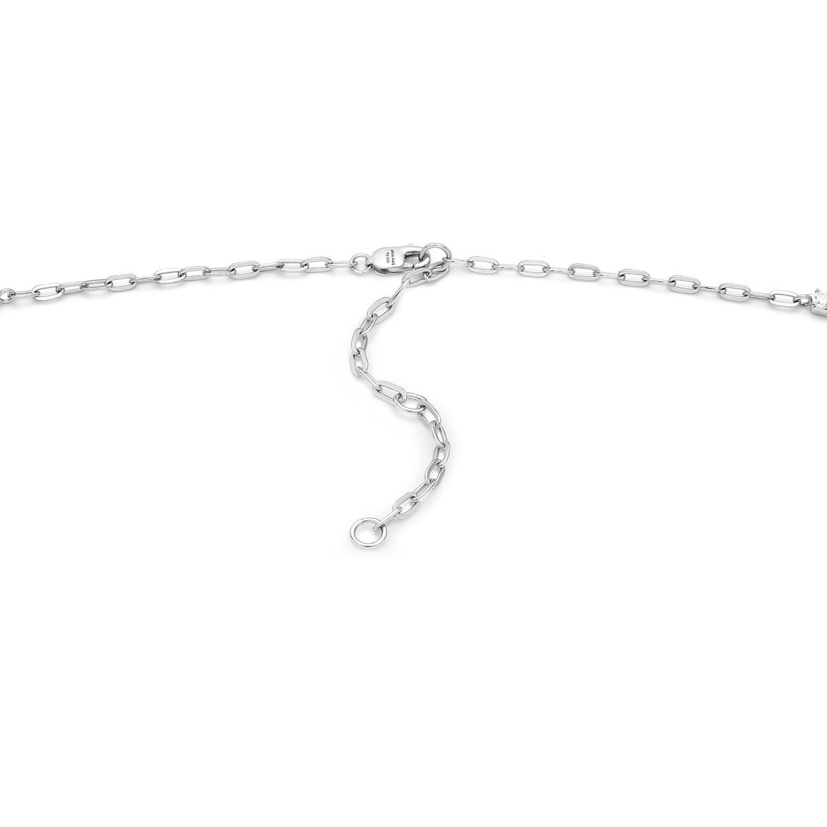 Silver Tiger Chain Charm Connector Necklace Ania Haie