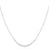 Silver Arc Pavé Necklace