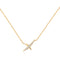 Gold Kiss Pavé Necklace