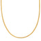 Gold Flat Snake Chain Necklace