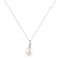 Silver Freshwater Pearl Pendant Necklace