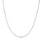 Silver Rope Twist Chain Necklace