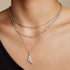 Silver Triangle Pendant Necklace