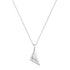 Silver Triangle Pendant Necklace
