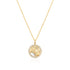 Gold Shiny Sun Star Necklace