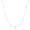 Silver Beaded Chain Necklace