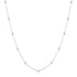 Silver Beaded Chain Necklace