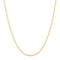 Gold Rectangle Link Chain Necklace