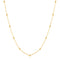 Gold Bobble Long Chain Necklace