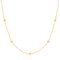 Gold Stars Station Necklace