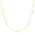 Gold Stars Station Necklace