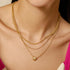 Gold Classic Rolo Chain Necklace