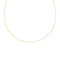 Gold Disc Station Necklace