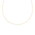 Gold Disc Station Necklace