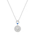 Silver Eight-Pointed Star Signet Necklace