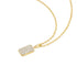 Gold Pavé Pendant Necklace